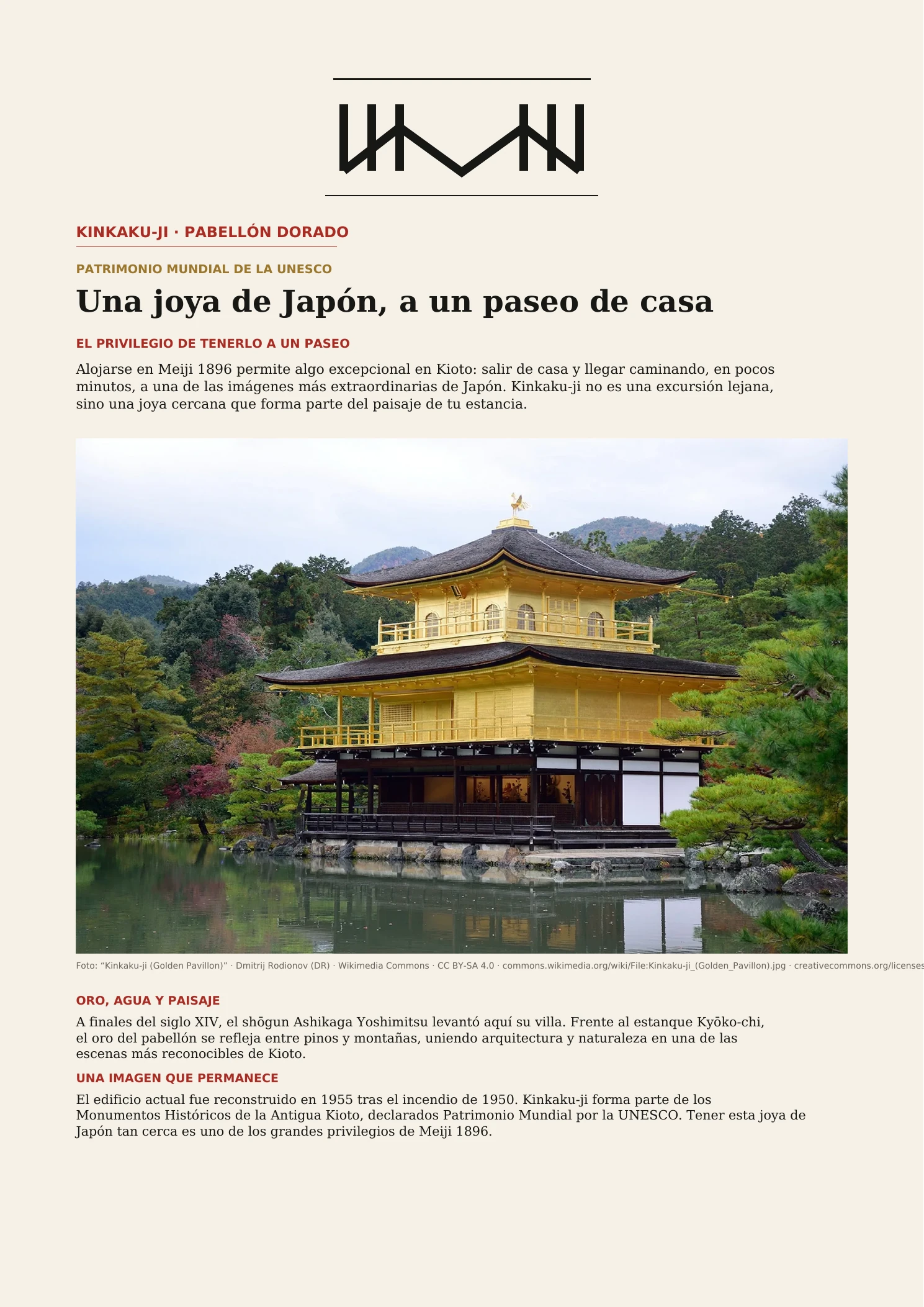 Kinkaku-ji · MEIJI 1896