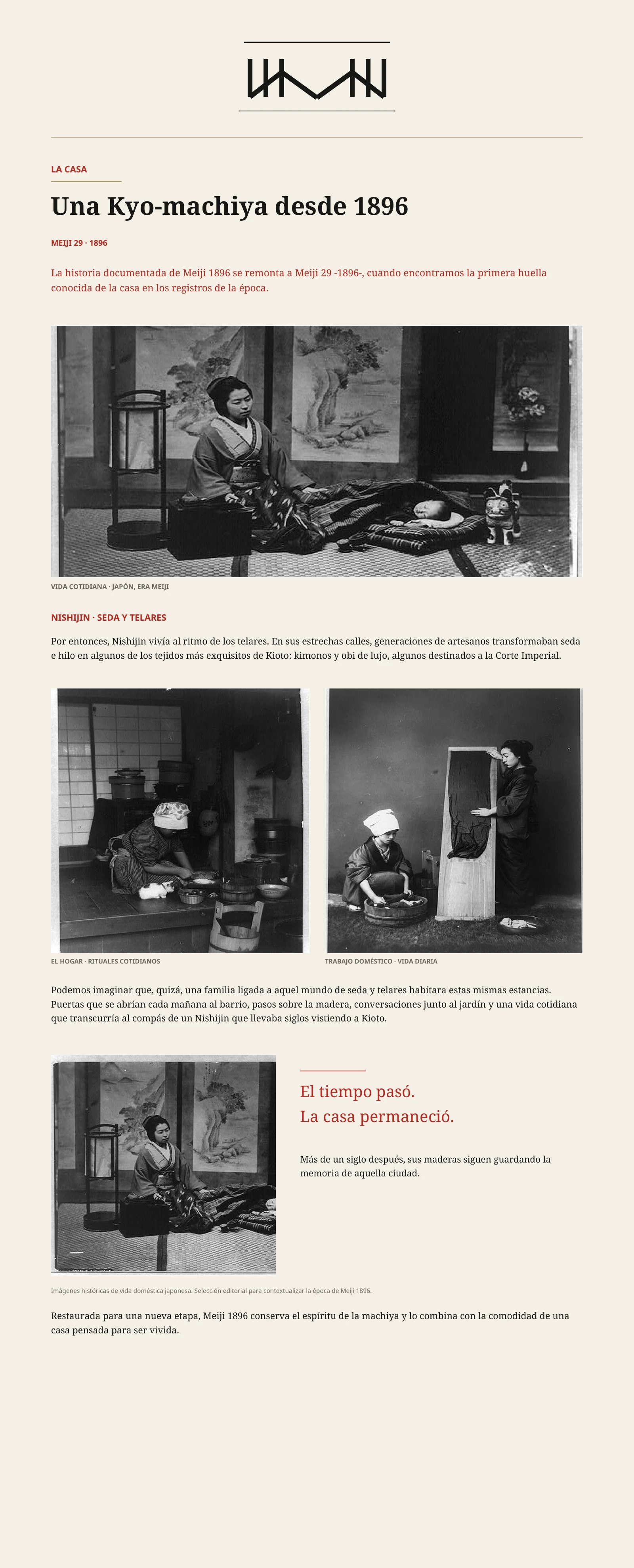 La Casa · MEIJI 1896